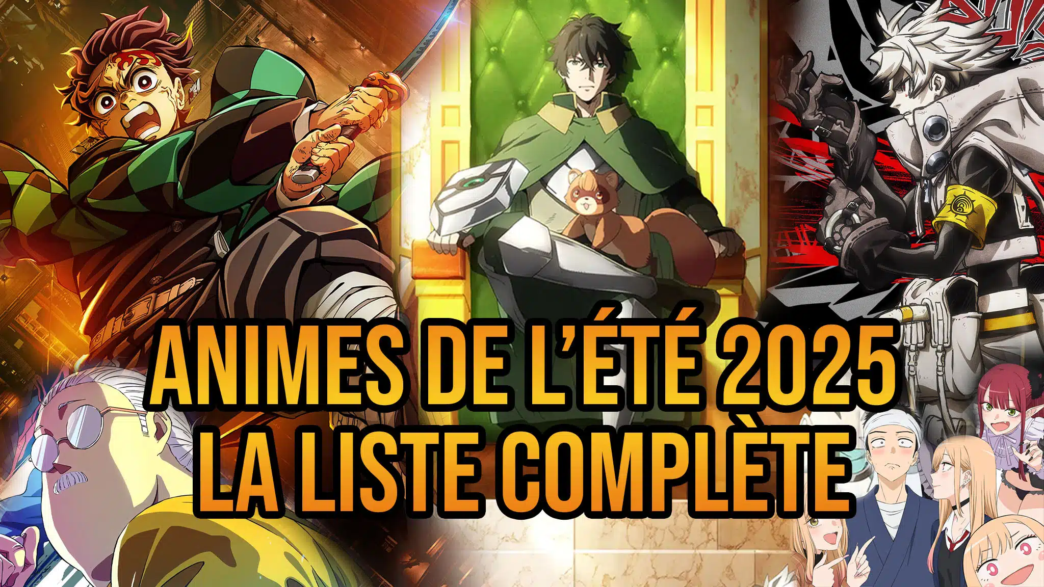 Liste animes été 2025